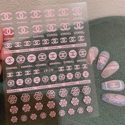 chanel nail stickers|chanel nail stickers marie.